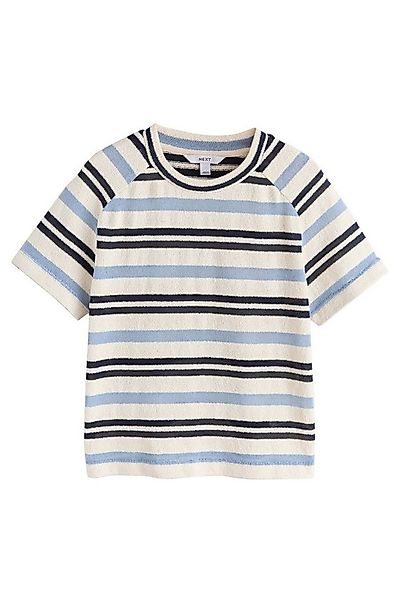 Next Kurzarmbluse Kurzarmoberteil in Strickoptik, Rundhalsausschnitt (1-tlg günstig online kaufen