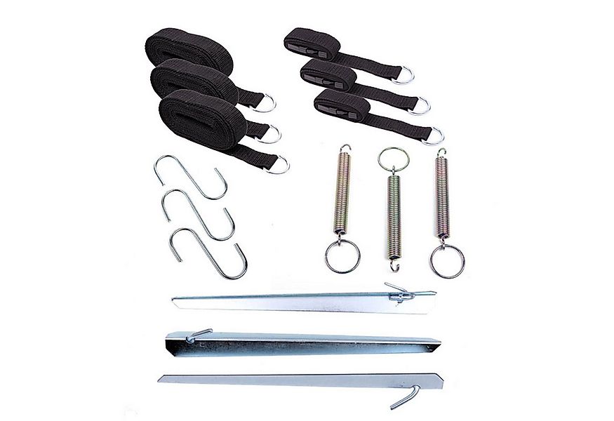 Wamovo Zelthering Sturmleinen Sturmband Set 15 tlg. Nylongurt 500 cm Für Ze günstig online kaufen