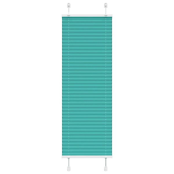 vidaXL Plissee Petrolgrün 40x150 cm Stoffbreite 39,4 cm Polyester 4015386 günstig online kaufen