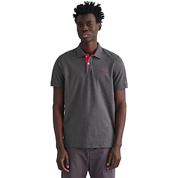 Gant  T-Shirts & Poloshirts Poloshirt Reg Contrast Pique Kurzarmshirt günstig online kaufen