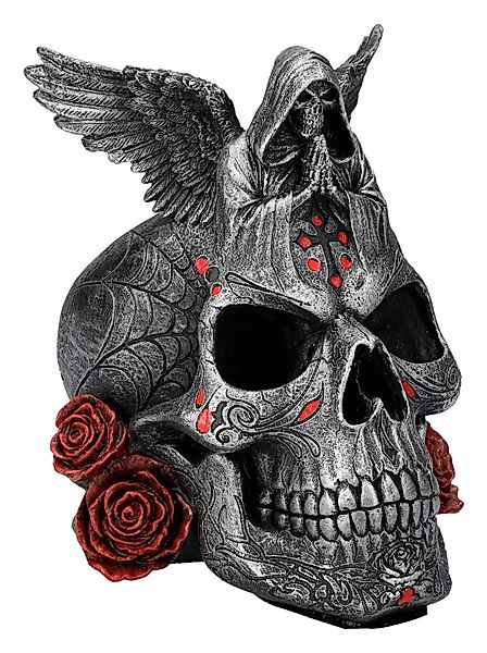 Figuren Shop GmbH Dekofigur Totenkopf Figur günstig online kaufen