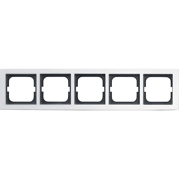 Busch-Jaeger Rahmen 5-fach studioweiß, solo 1725-84 günstig online kaufen