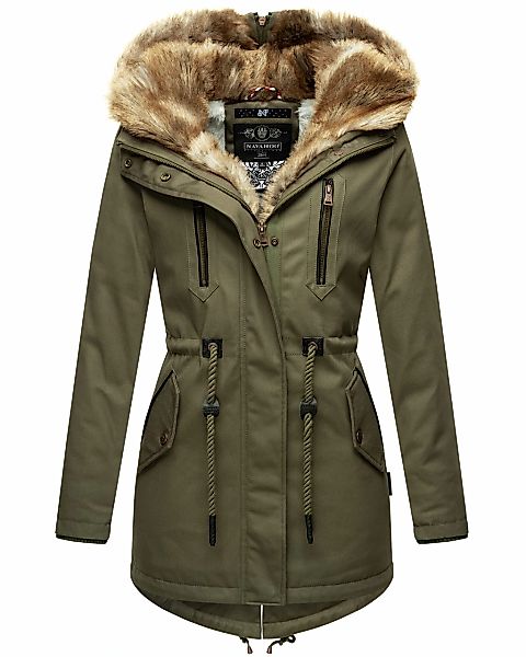 Navahoo Winterjacke "Diamond" Designer Winterjacke mit Teddyfell gefüttert günstig online kaufen