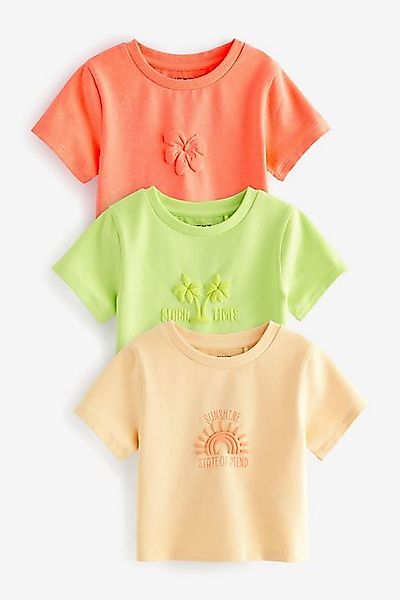 Next T-Shirt Kastige Slogan-T-Shirts, 3er-Pack (3-tlg) günstig online kaufen