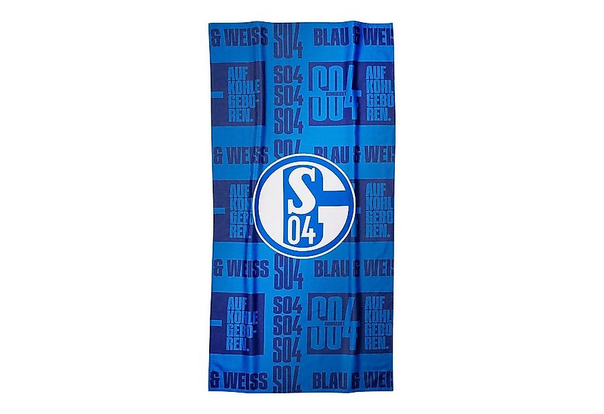 FC Schalke 04 Strandtuch 80×160 cm 50% Baumwolle 50% Polyester Handtuch Str günstig online kaufen