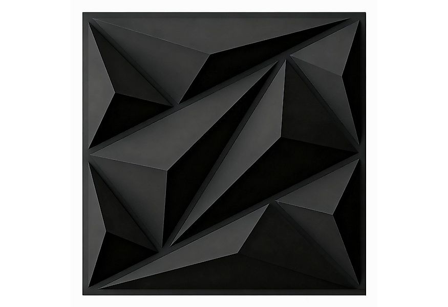 GLIESE 3D Wandpaneel 10 Stück 3D Paneele PVC Kunststoffpaneele 50 x 50 cm, günstig online kaufen