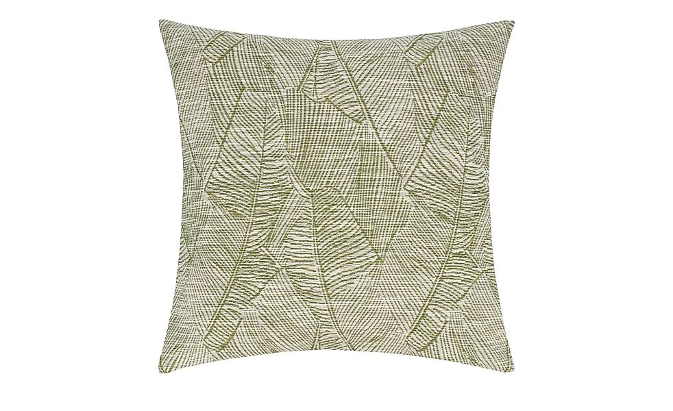 HOME STORY Kissen - grün - 100% Polyesterfüllung - 40 cm - Sconto günstig online kaufen