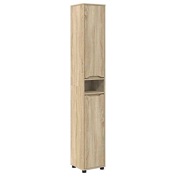 vidaXL Badezimmerschrank Sonoma-Eiche 30,5 x 30 x 195 cm Holzwerkstoff 8887 günstig online kaufen