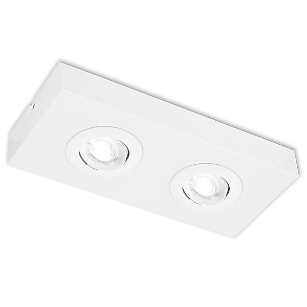 Briloner LED-Deckenleuchte Hoka Schwenkbar CTS Schalter 27 cm x 4 cm Weiß günstig online kaufen