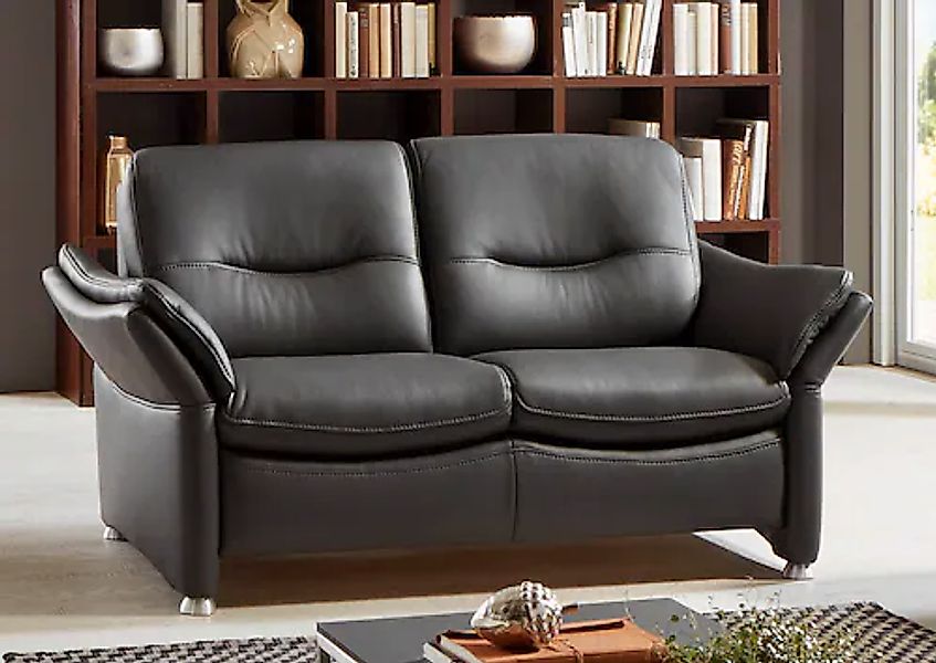 HUKLA 2-Sitzer »HU-SF15058 Ledersofa, Breite 164 cm« hochwertiges Glattlede günstig online kaufen