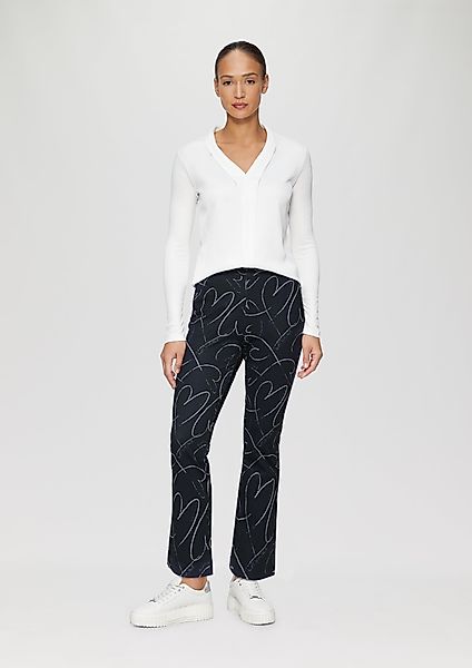 s.Oliver BLACK LABEL 7/8-Hose Ausgestellte Culotte günstig online kaufen