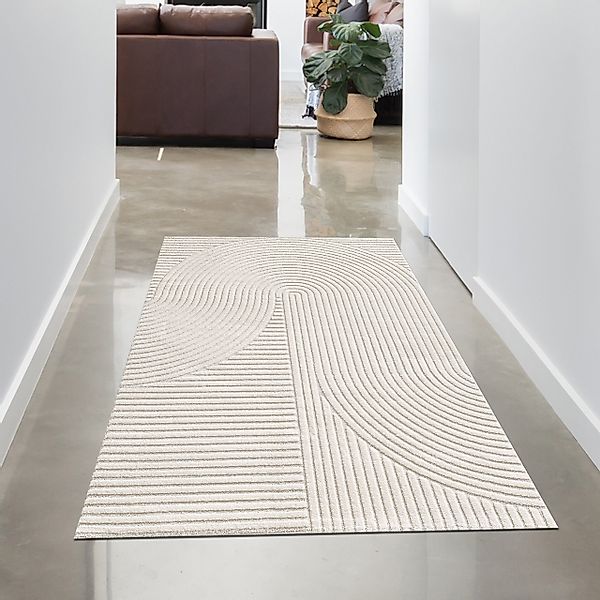 Carpetia Teppich Moderner Teppich in Creme günstig online kaufen