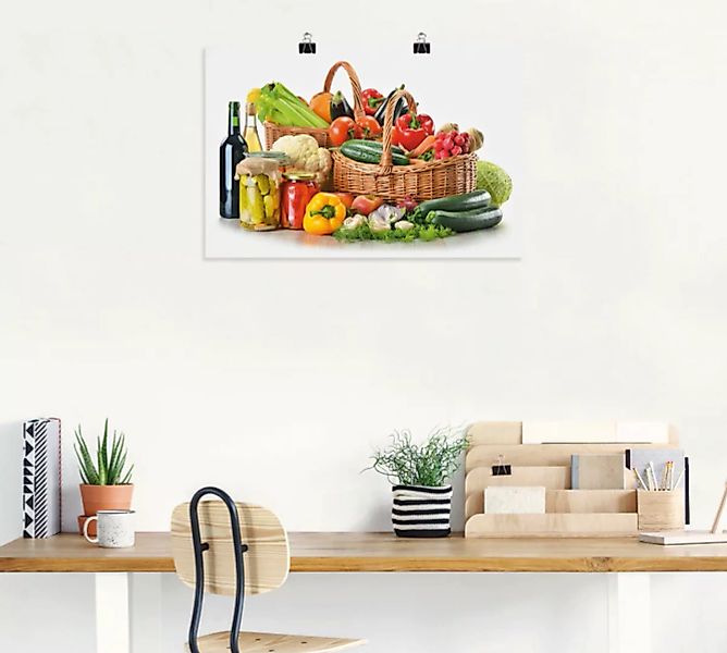 Artland Wandbild »Gemüse Stillleben II«, Lebensmittel, (1 St.) günstig online kaufen