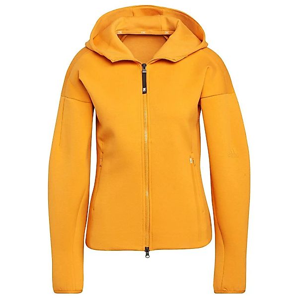 Adidas Z.n.e Sweatshirt Mit Reißverschluss L Focus Orange günstig online kaufen
