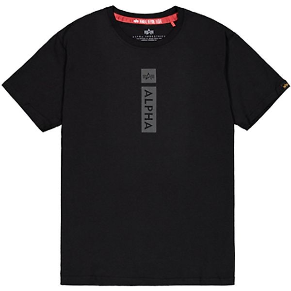 Alpha  T-Shirt Alpha Puff Print T - black günstig online kaufen