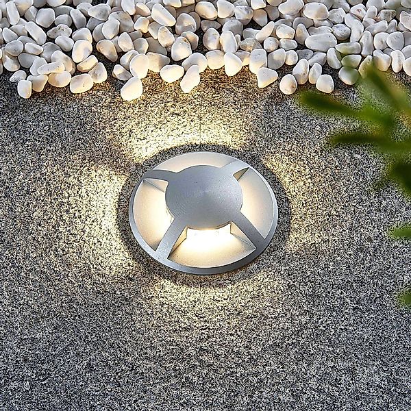Lucande Bodeneinbauleuchte Milara, 4 Lichtaustritte, GU10 günstig online kaufen