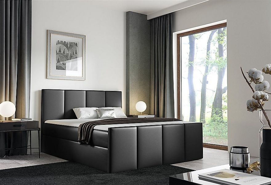 Fun Möbel Boxbett Schlafzimmerbett SVERRE Überlänge in Kunstleder Madryt (i günstig online kaufen