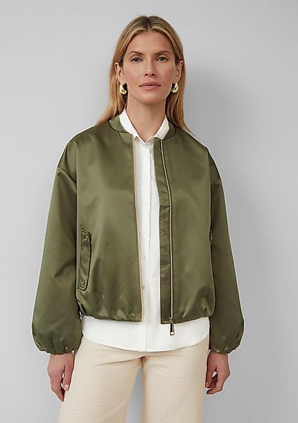 s.Oliver BLACK LABEL Funktionsjacke Satinierter Oversize-Blouson günstig online kaufen