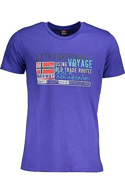 NORWAY 1963 T-Shirt Herren Kurzarm T-Shirt Blau mit Logo und günstig online kaufen
