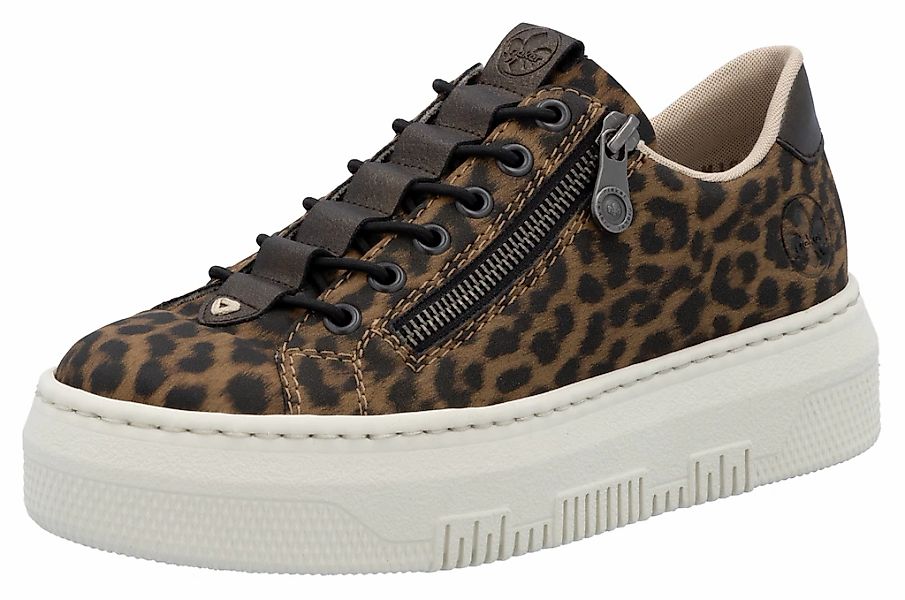 Rieker Plateausneaker Sneaker, Slip-On Sneaker, Slipper mit Schaftrandpolst günstig online kaufen