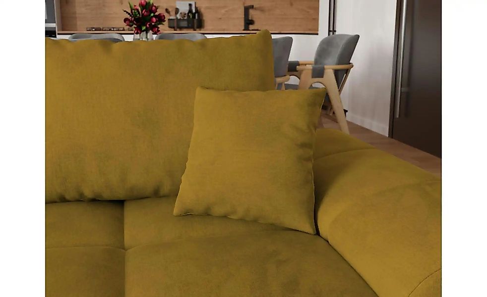 Ecksofa mit Schlaffunktion  Nubes ¦ gelb ¦ Maße (cm): B: 290 H: 85 Polsterm günstig online kaufen