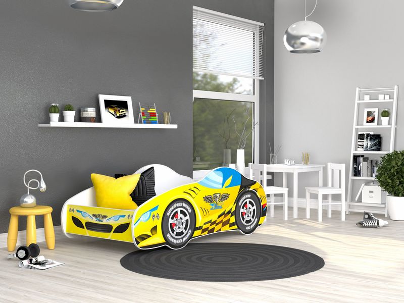 AJKmeble Autobett Kinderbett Jugendbett 70x140cm Gamerbett günstig online kaufen
