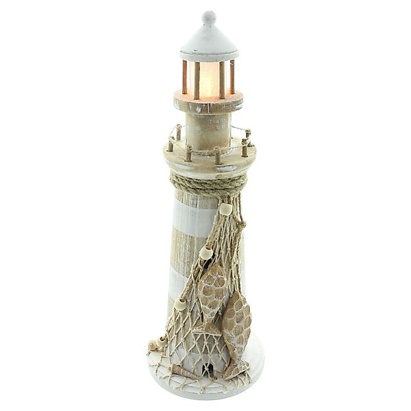 Dekoleidenschaft LED-Dekofigur "Leuchtturm" maritime Deko aus günstig online kaufen