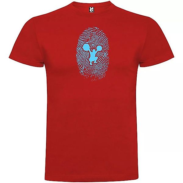 Kruskis Fitness Fingerprint Kurzärmeliges T-shirt M Red günstig online kaufen