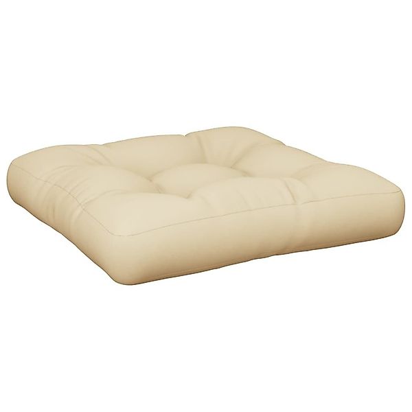 vidaXL Sitzauflage Palettenkissen Beige 60x60x12 cm günstig online kaufen