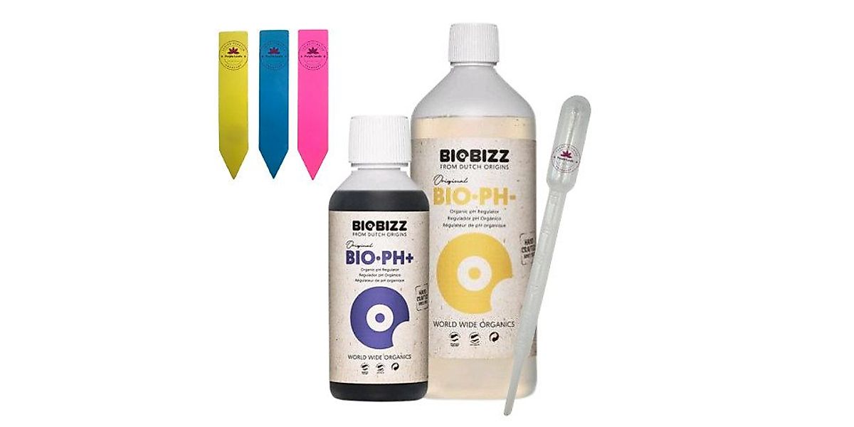Biobizz Blumendünger PH Plus und PH Minus Organischer PH Regulator, 2-St., günstig online kaufen
