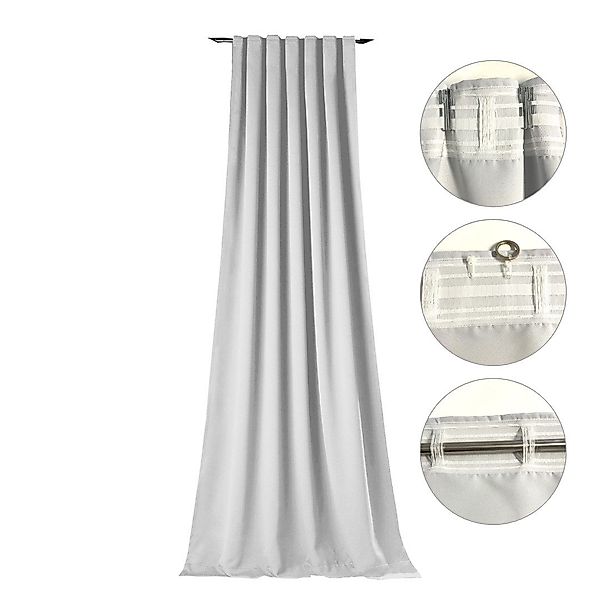 novumfix Verdunkelungsvorhang Sunout/10 off-white Thermovorhang XXL günstig online kaufen