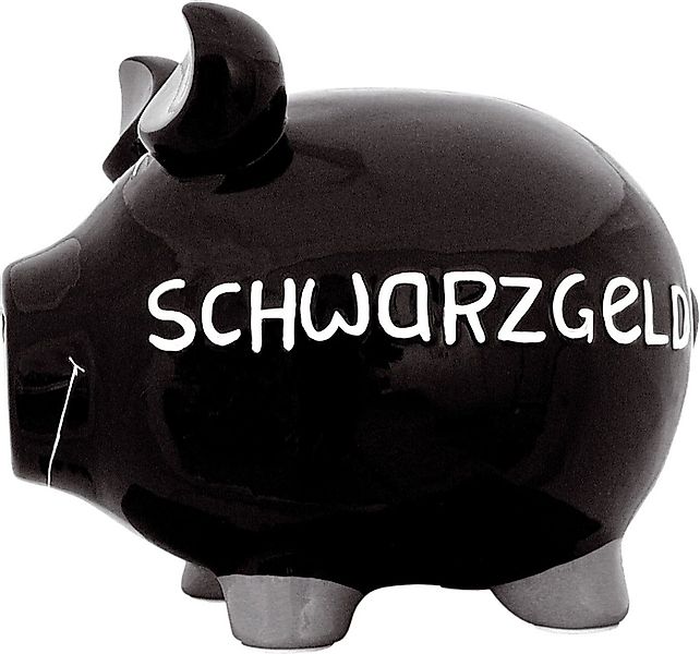 KCG Spardose Spardose Schwein "Schwarzgeld" - Keramik, groß günstig online kaufen