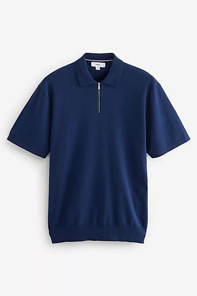 Next Poloshirt Regular Fit Strick-Polohemd mit Reißverschluss (1-tlg) günstig online kaufen