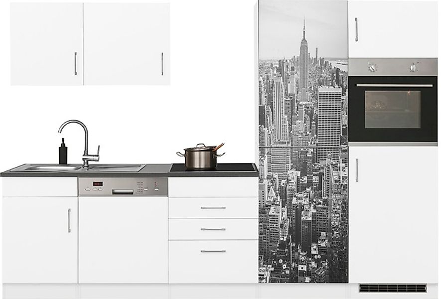 KOCHSTATION Küchenzeile »KS-Paris – Küchen mit einzigartigen Fotomotiven au günstig online kaufen