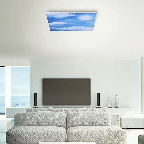 home24 LED-Deckenleuchte Cloud II günstig online kaufen