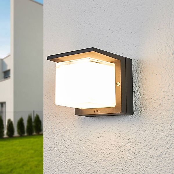 BEGA LED-Außenwandleuchte 33327, grafit, Metall IP65 CCT günstig online kaufen