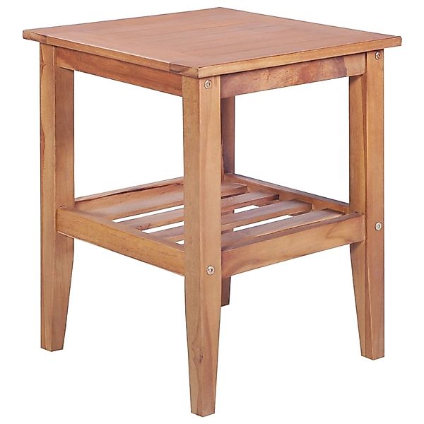 vidaXL Couchtisch 40x40x50 cm Quadratisch Massivholz Teak 44737 günstig online kaufen