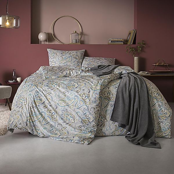 Estella Interlock Jersey Bettwäsche Milano 6373-820 silber 135x200 günstig online kaufen