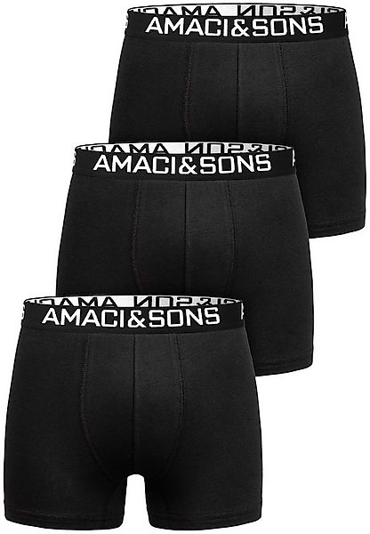 Amaci&Sons Boxershorts DUSTIN 3er Pack Boxershorts (3er-Pack) Herren Baumwo günstig online kaufen