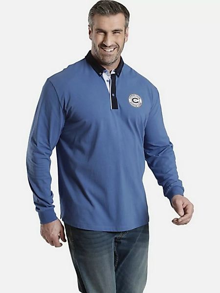Charles Colby Langarm-Poloshirt EARL SINNT mit Button-Down Kragen günstig online kaufen