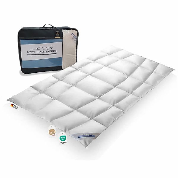 Extra warme 100% premium körperform Daunendecke Bettdecke 135x200 950g günstig online kaufen