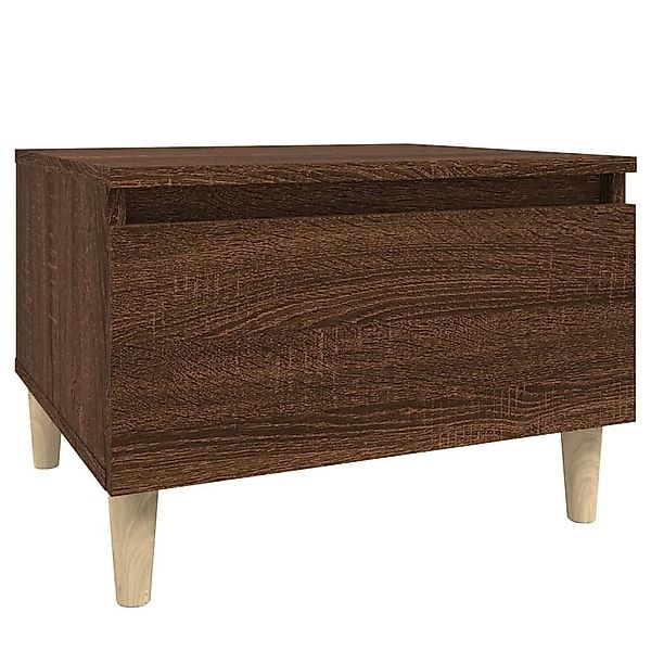 vidaXL Beistelltisch Beistelltisch Braun Eichen-Optik 50x46x35 günstig online kaufen