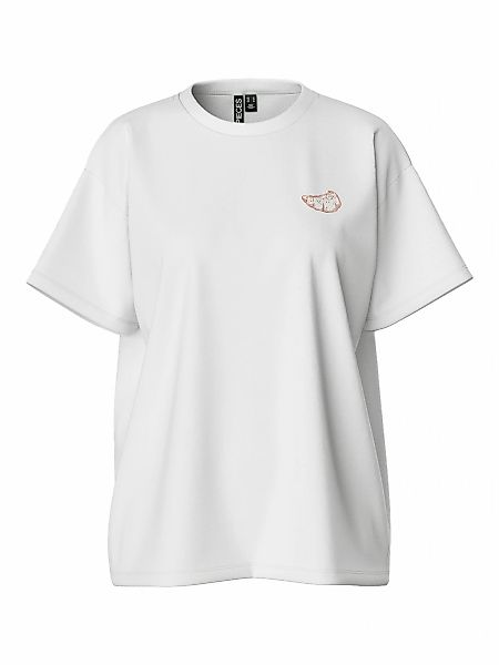 pieces Kurzarmshirt "PCTRIXIE SS O-NECK OVERSIZED TEE D2D DMO" günstig online kaufen