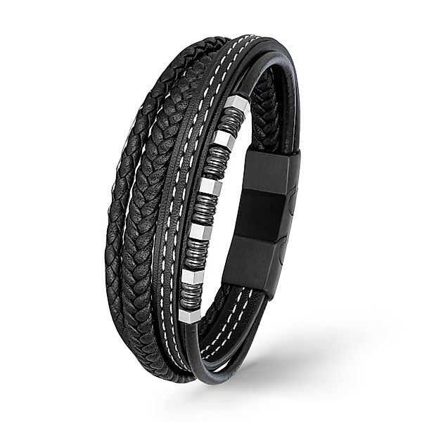 UNIQAL.de Lederarmband Lederarmband Herren "BRICS" geflochten günstig online kaufen