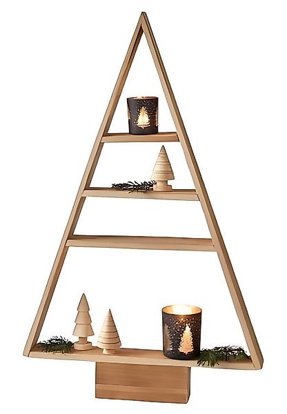 Dekoleidenschaft Standregal Dekotanne "Rustikal" aus recyceltem Holz, Pyram günstig online kaufen