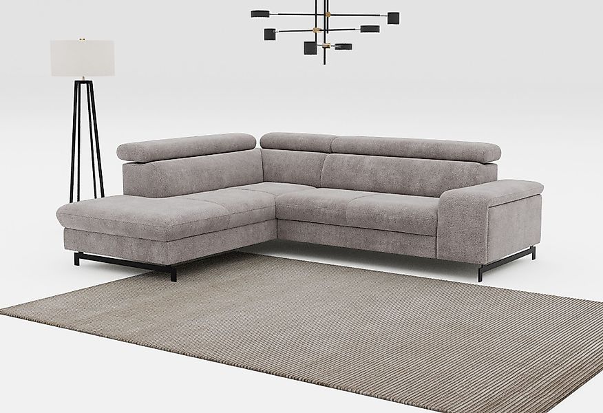 COTTA Ecksofa Emma L-Form, mit Kopfteilverstellung, günstig online kaufen