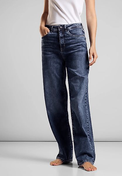 STREET ONE Loose-fit-Jeans, mit Wide Legs günstig online kaufen