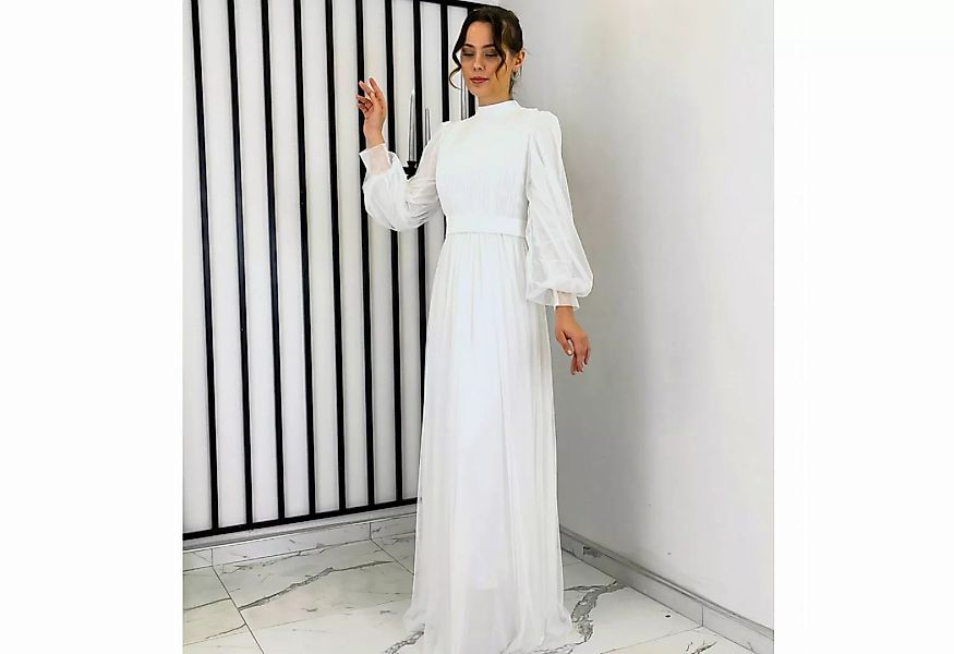 fashionshowcase Brautkleid Maxikleid Abaya-Stil - Vielseitiges Modest Braut günstig online kaufen