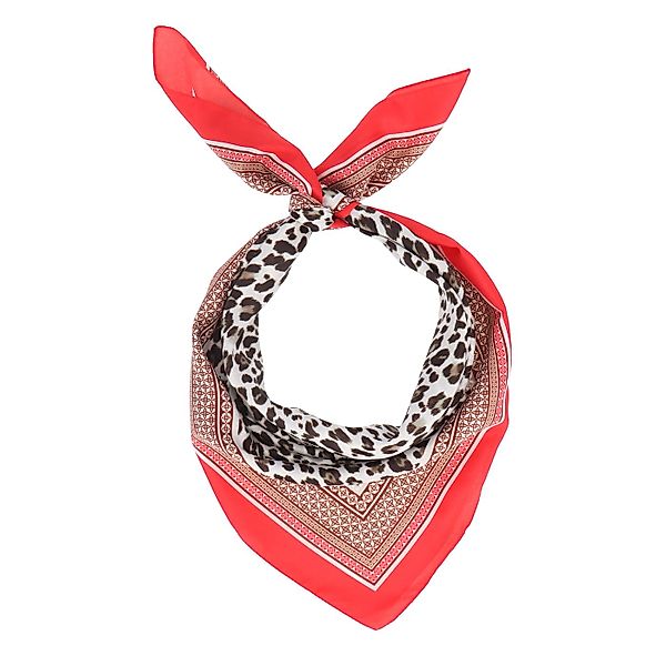 halsüberkopf Accessoires Modetuch Animal, Leoprint mit brillanter Farbbordü günstig online kaufen