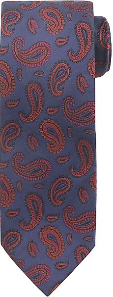 Suitable Krawatte Seide Paisley Navy - günstig online kaufen